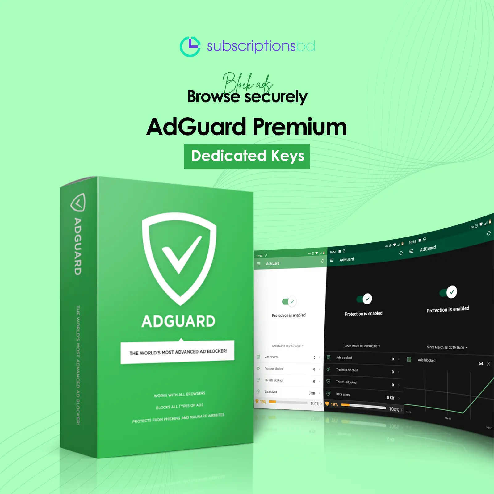 AdGuard Premium (PC, Android, Mac, iOS) 3 Devices - Lifetime