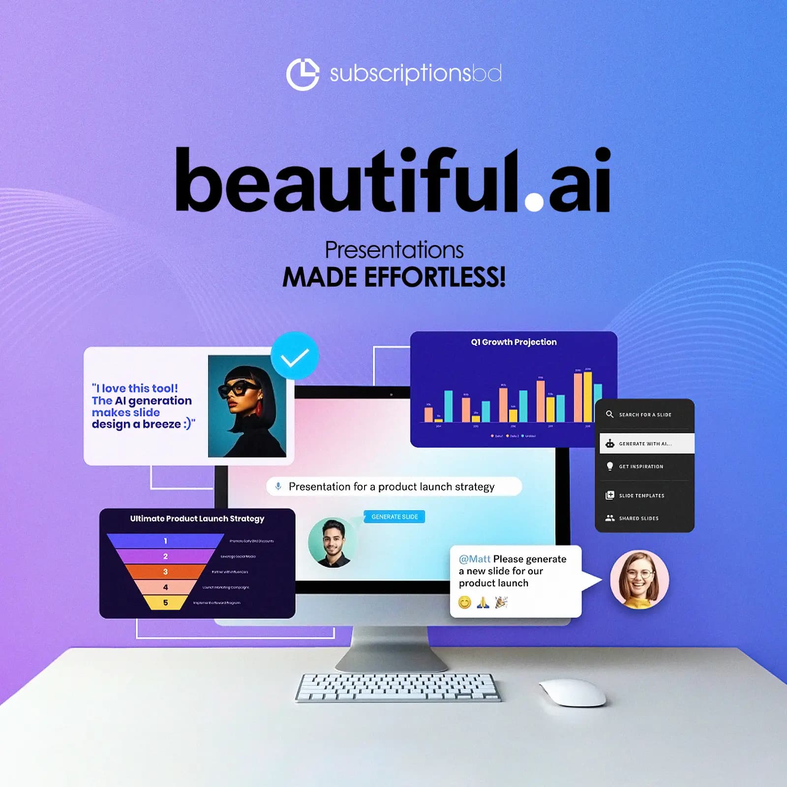 Beautiful AI Pro Plan- Shared Account