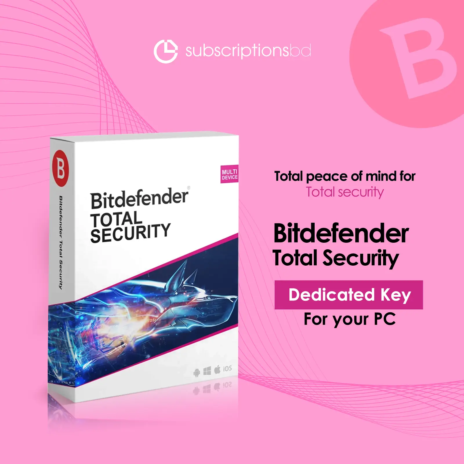 Bitdefender Total Security Premium - 1 Year Plan