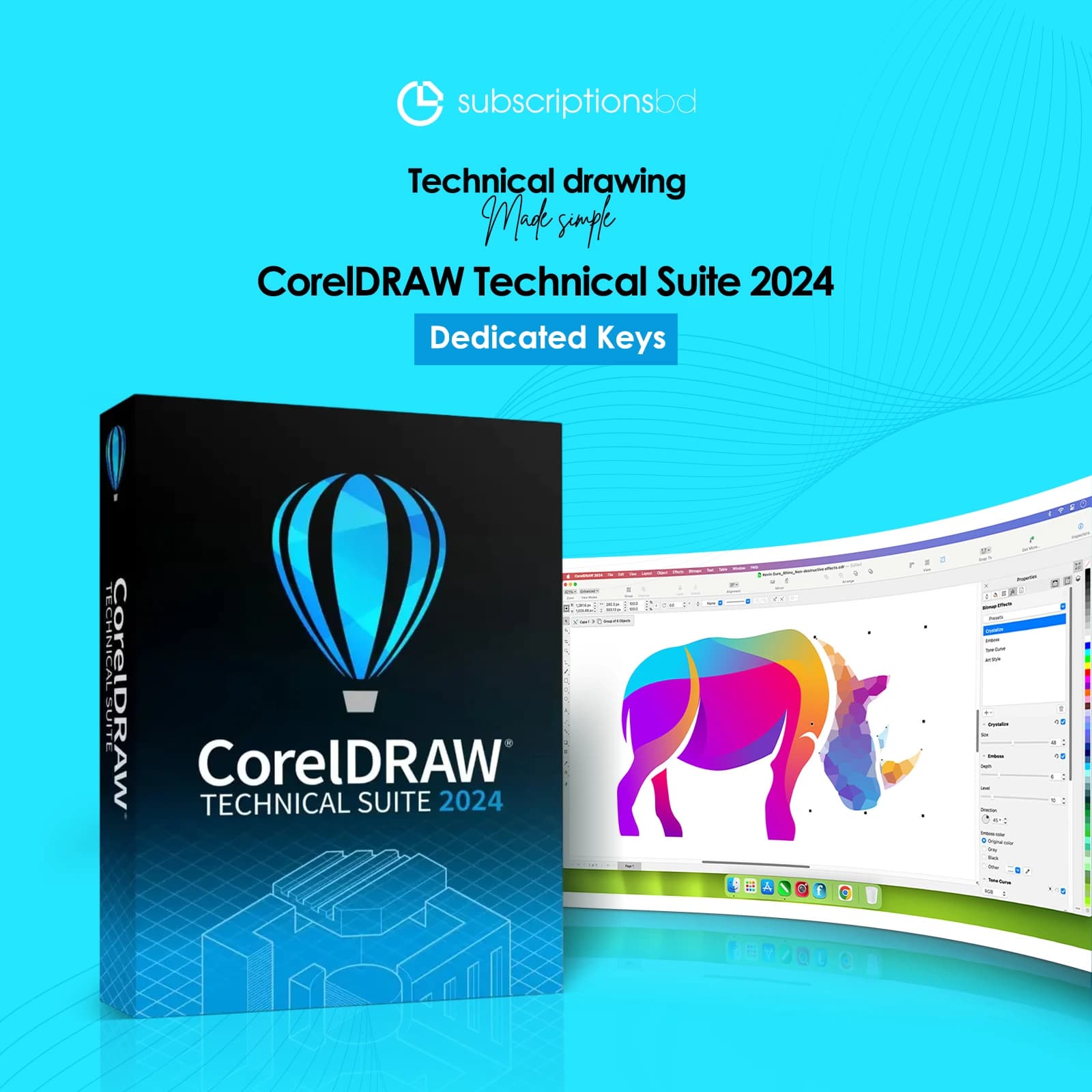 CorelDRAW Technical Suite 2024 (PC) - Lifetime