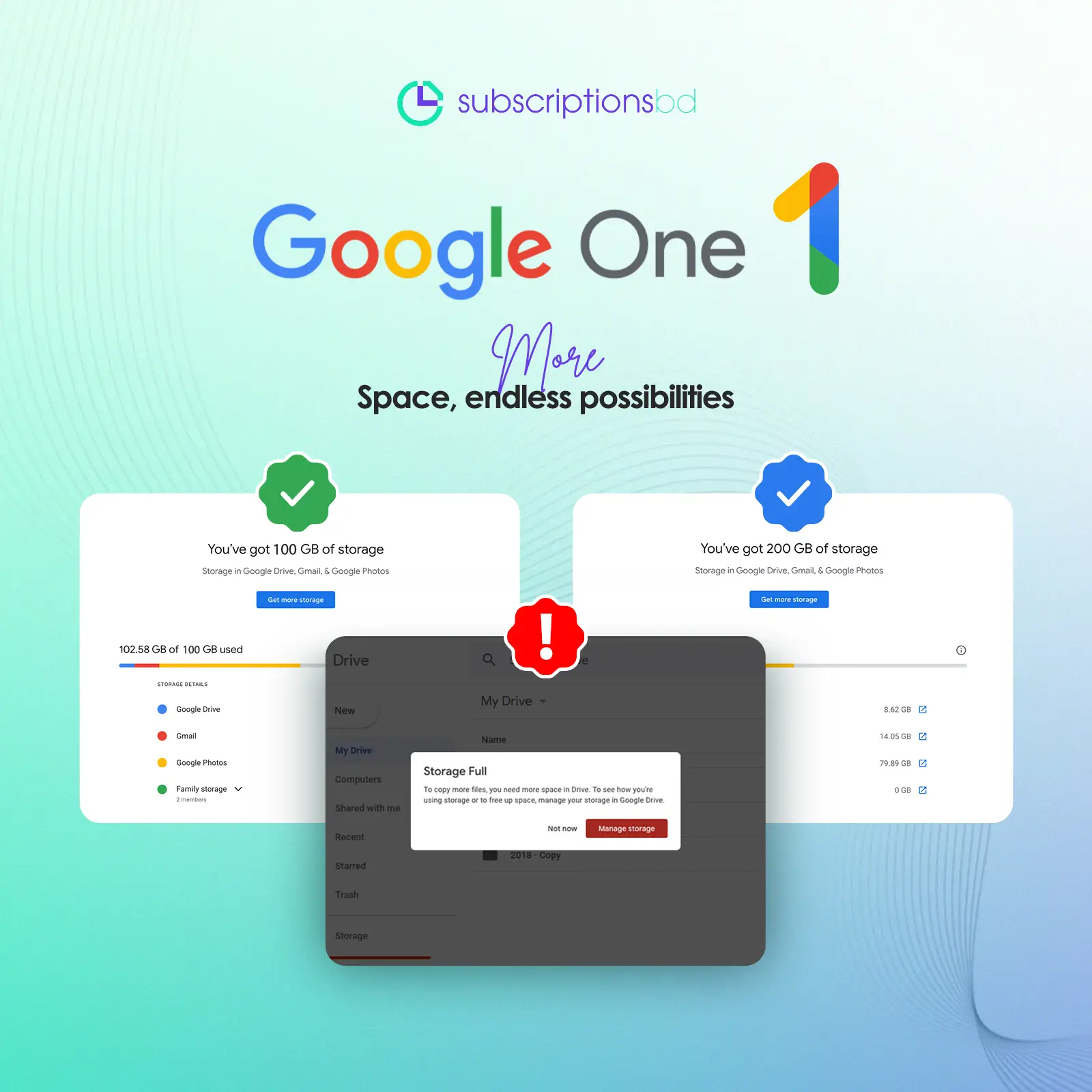 Google Drive Storage Upgrade