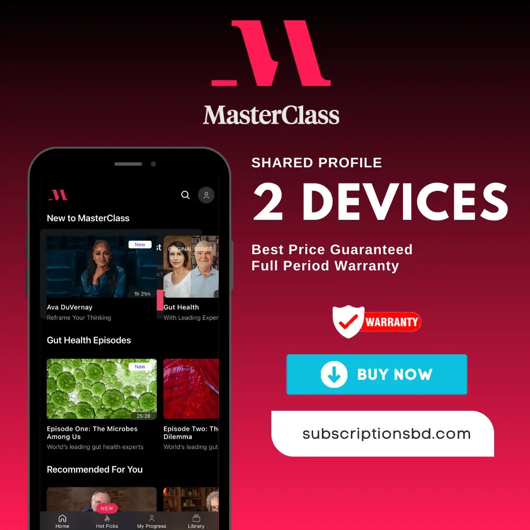 Masterclass 1 Year Subscription