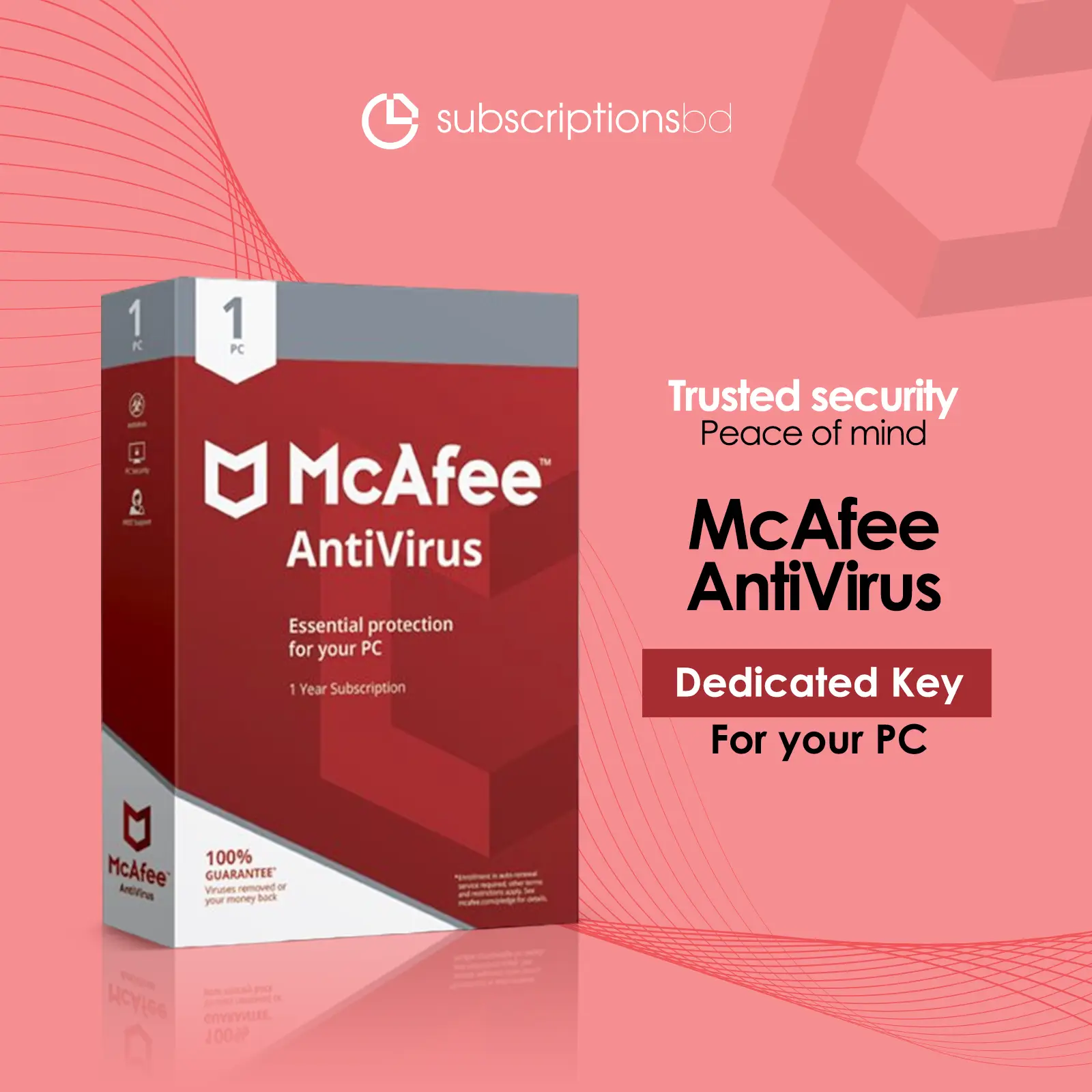 McAfee Total Protection 5 Devices -1 Year