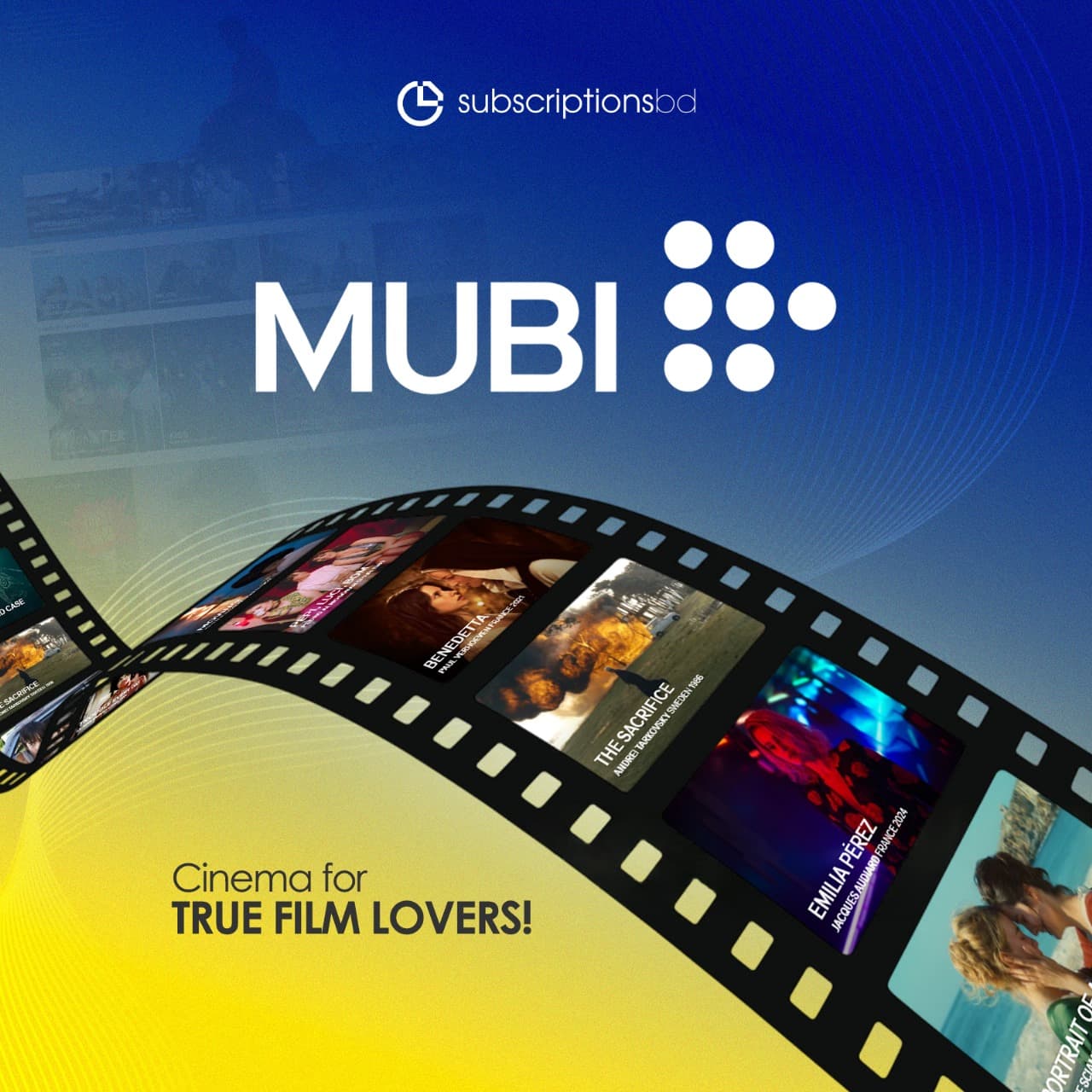 Mubi Subscription for 6 Months