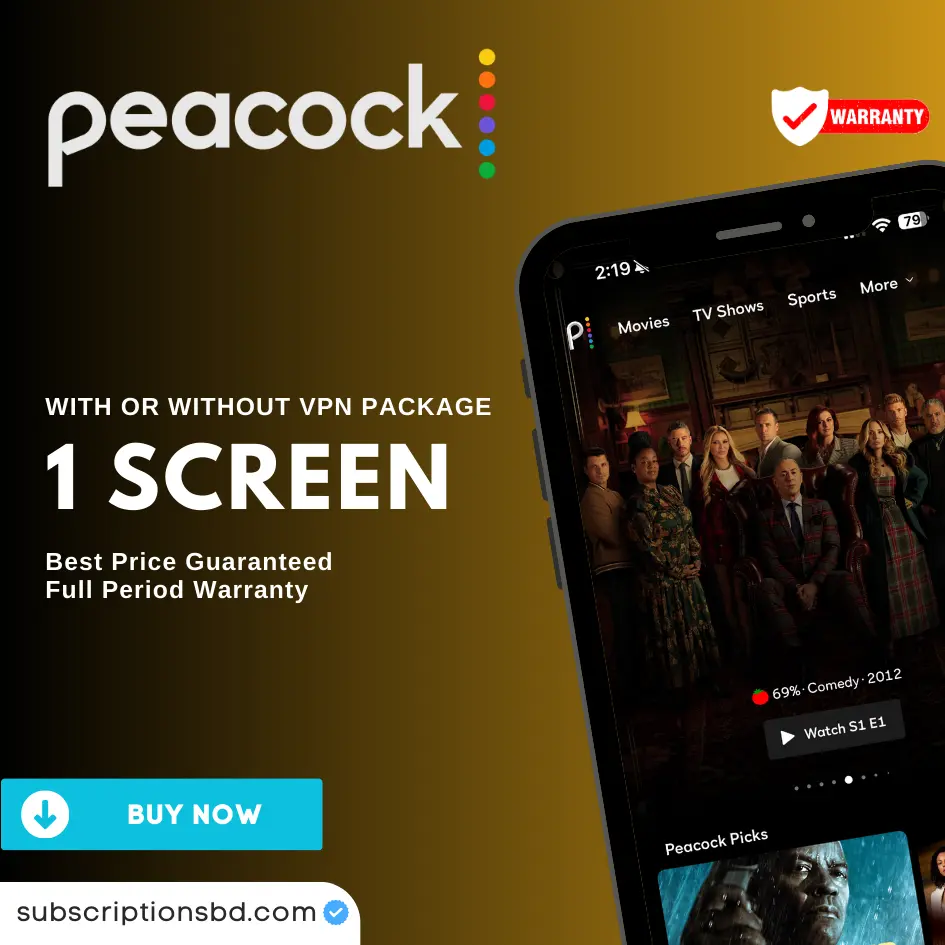 Peacock TV subscription