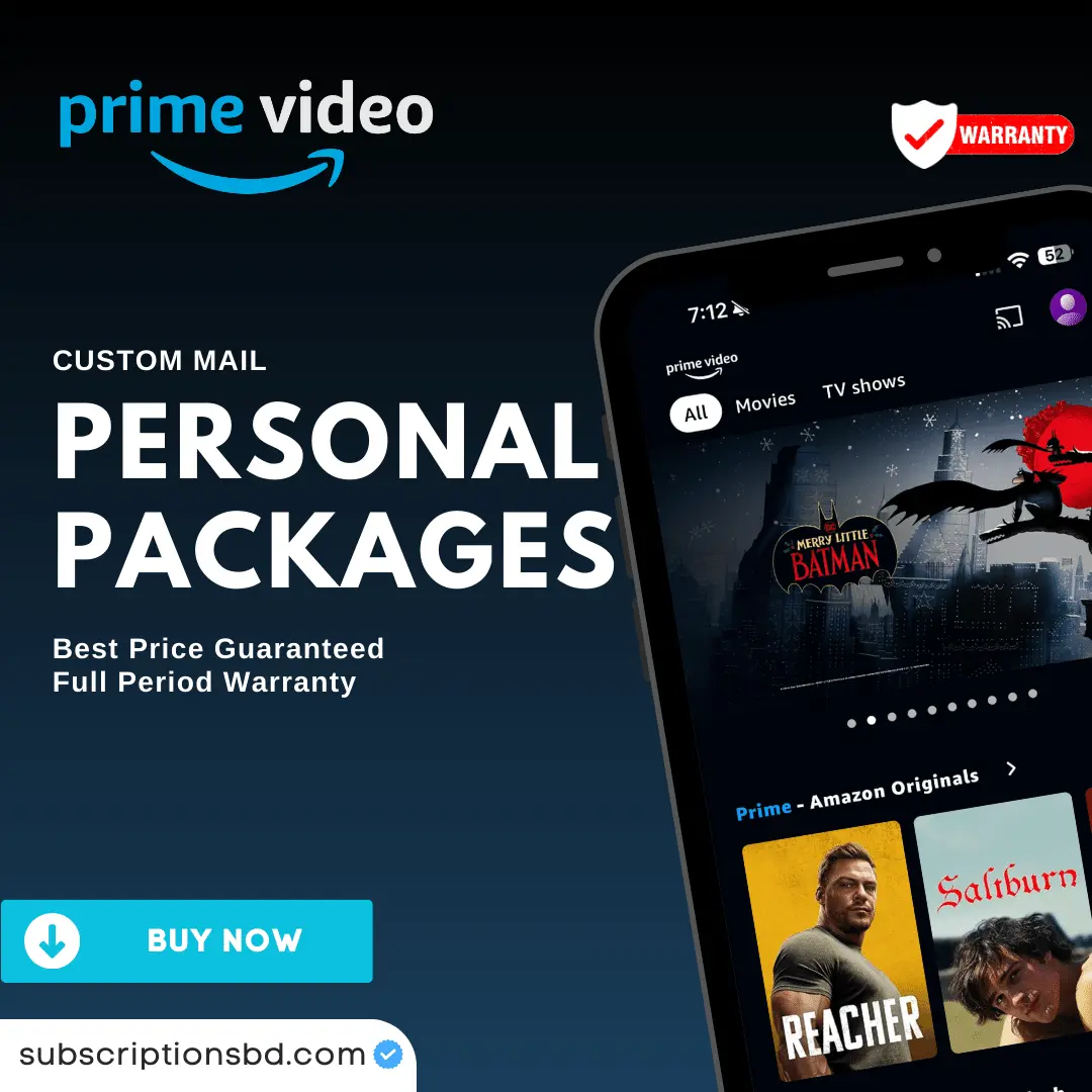 Prime Video Personal Packages