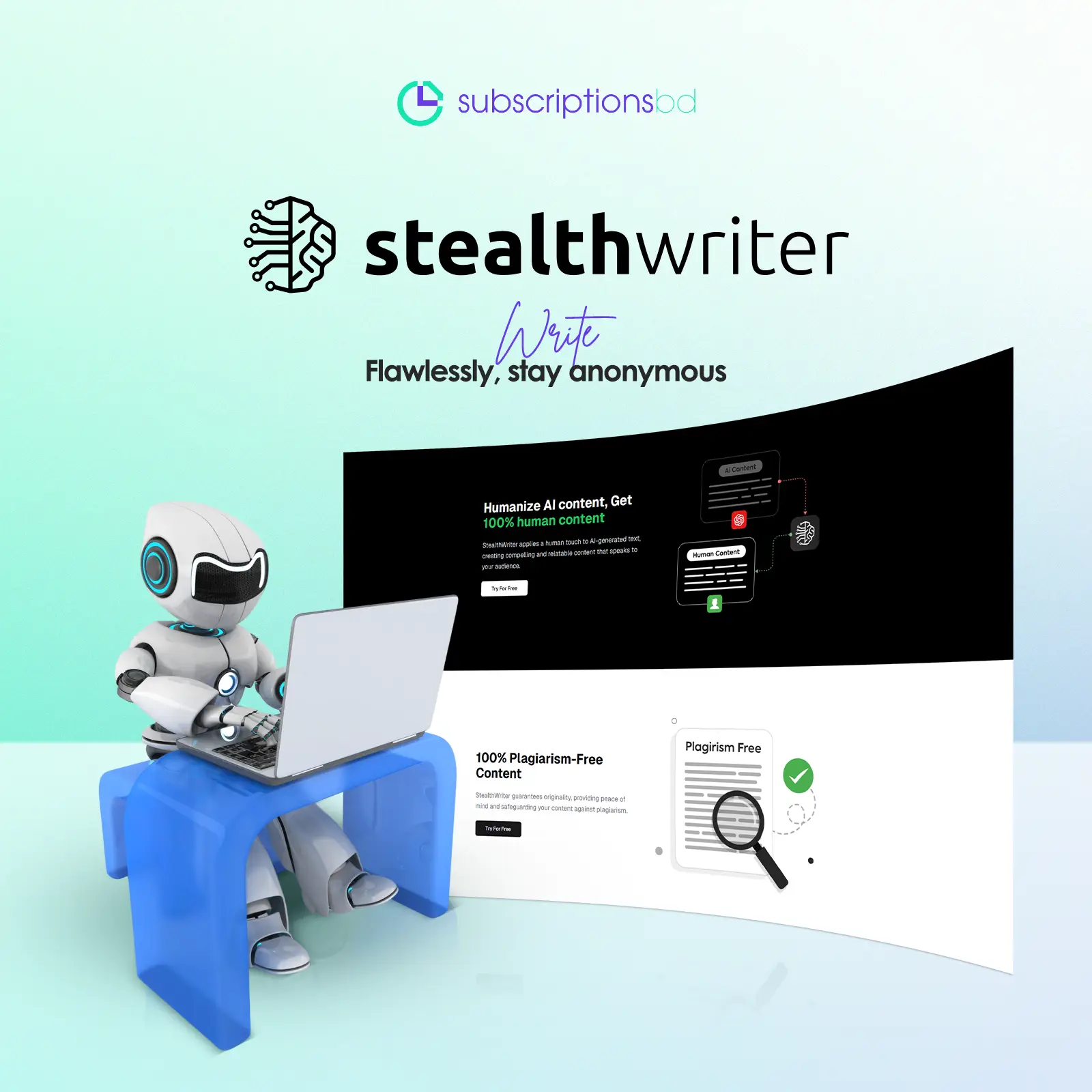 Stealthwriter AI Premium Plan - 1 Month