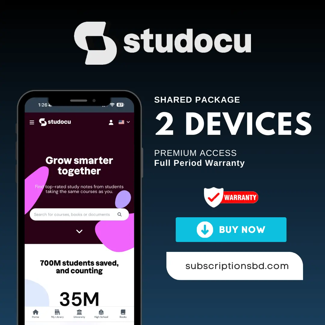 StuDocu subscription- 6 Months