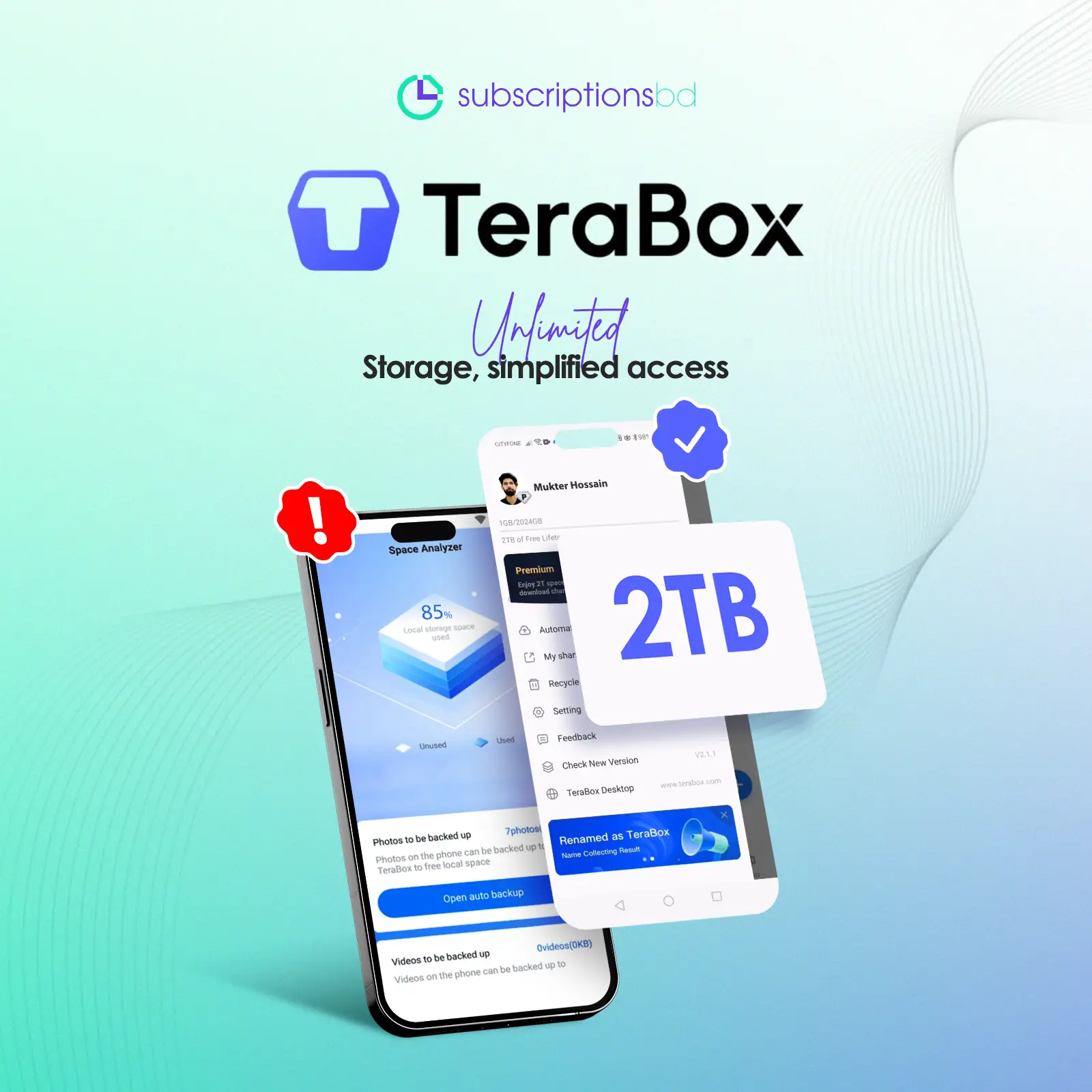Terabox Storage Subscription